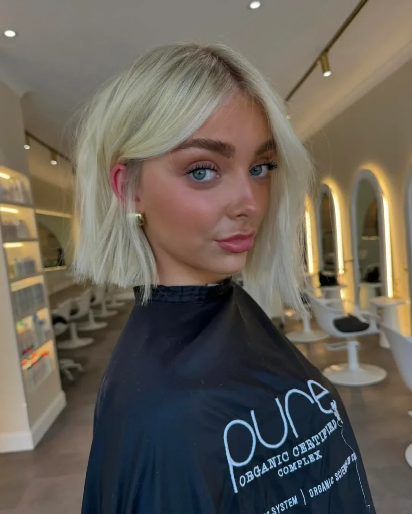 Middle-Parted Bob