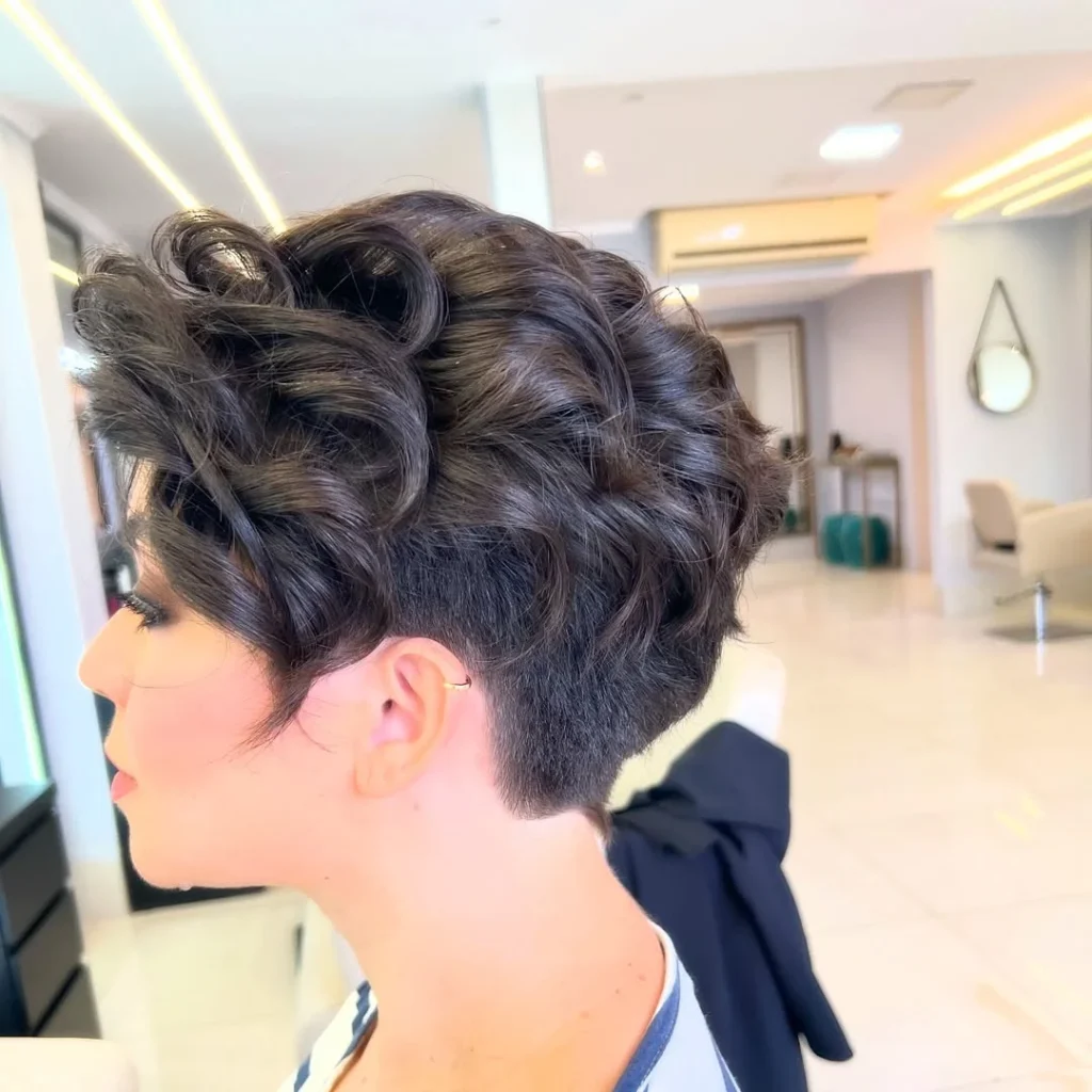 Textured Pixie with Glitter