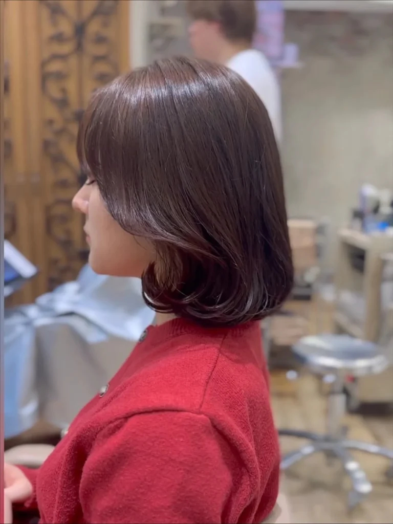 Korean C-Curl Bob Haircut