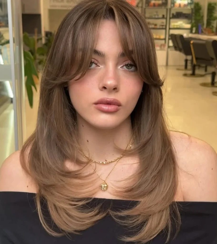 Korean Curtain Bangs Haircut