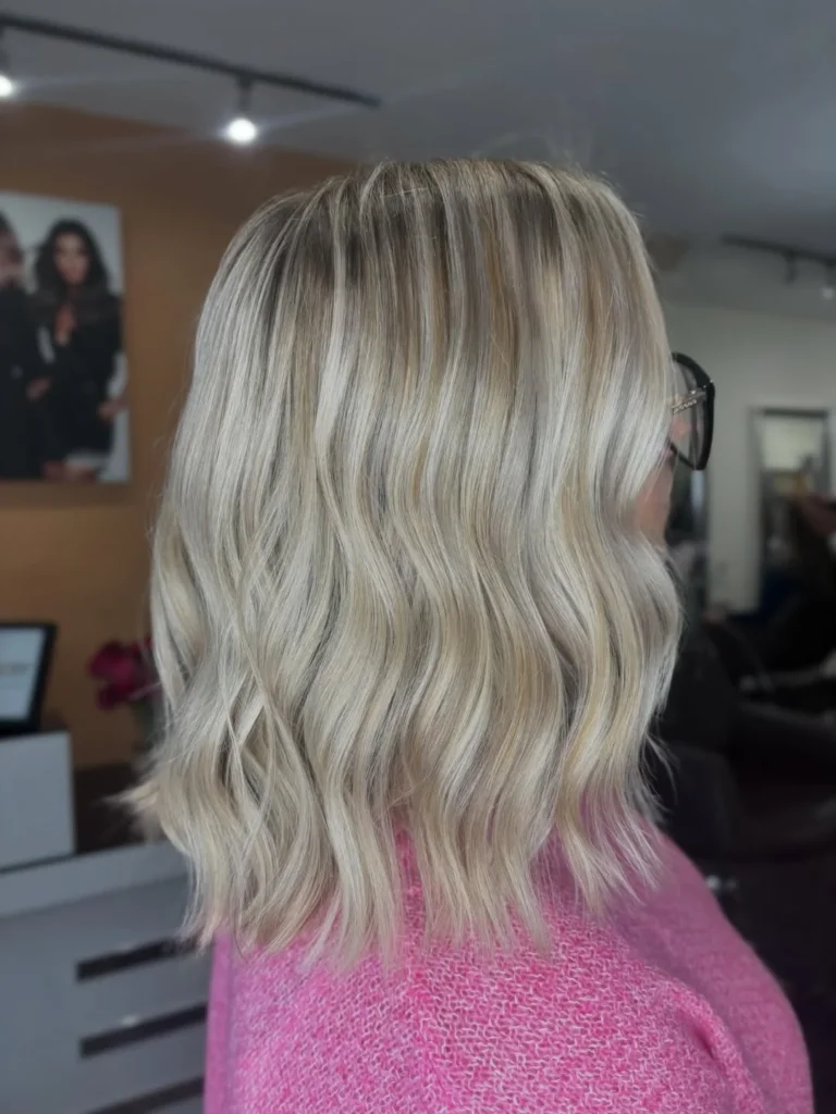 Soft Wave Buttery Blonde Bob