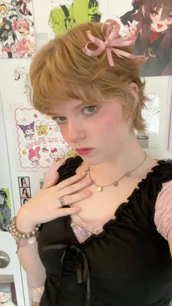 Pixie with Statement Bow