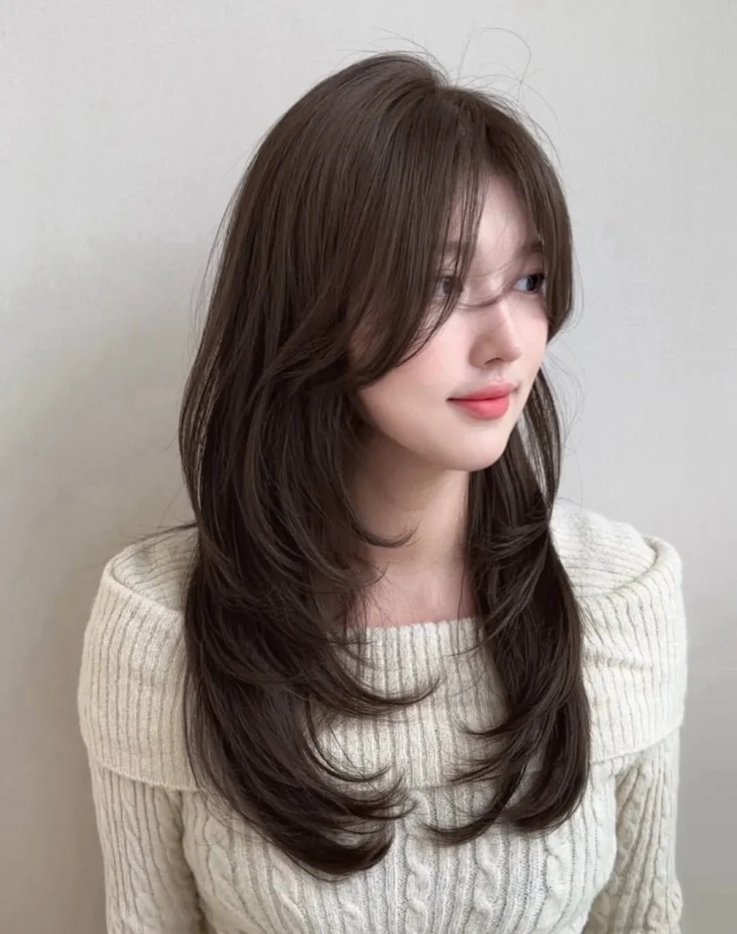 Korean Long Layered Haircut