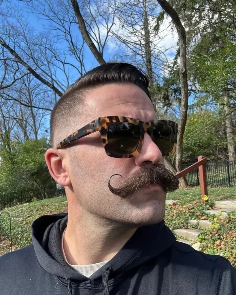 Curled Tip Mustache