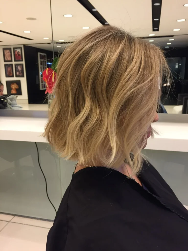 Warm Honey Blonde Waves