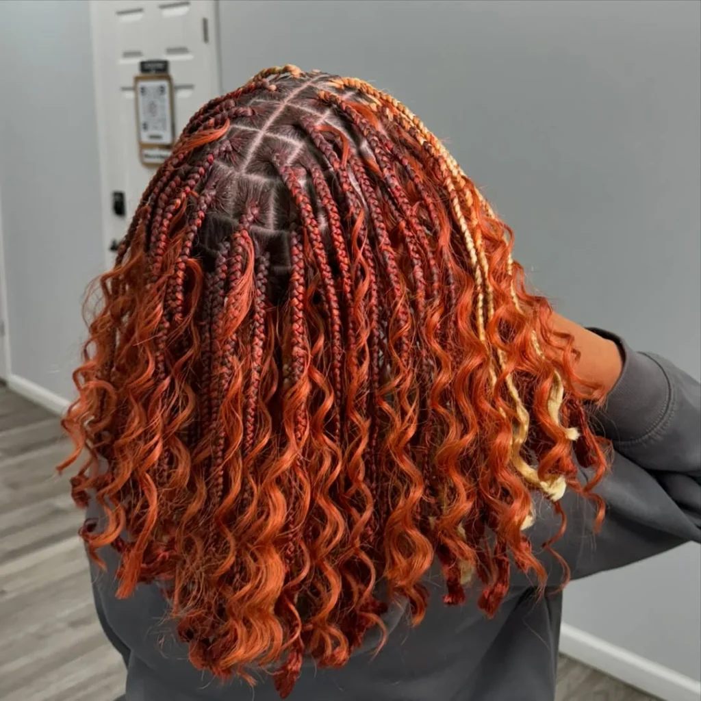 Bob with Braided Accents