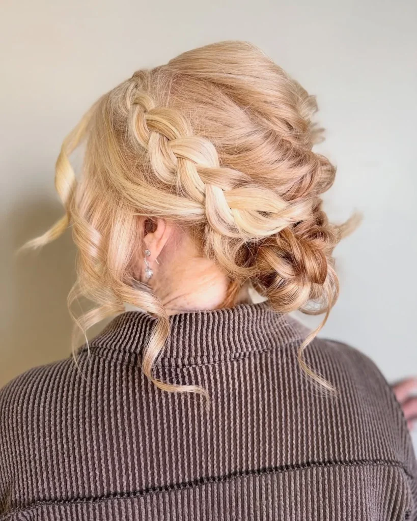 Braided Party Updo