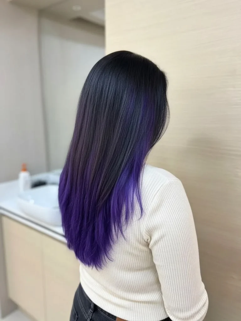 Neon Purple Highlights Pop
