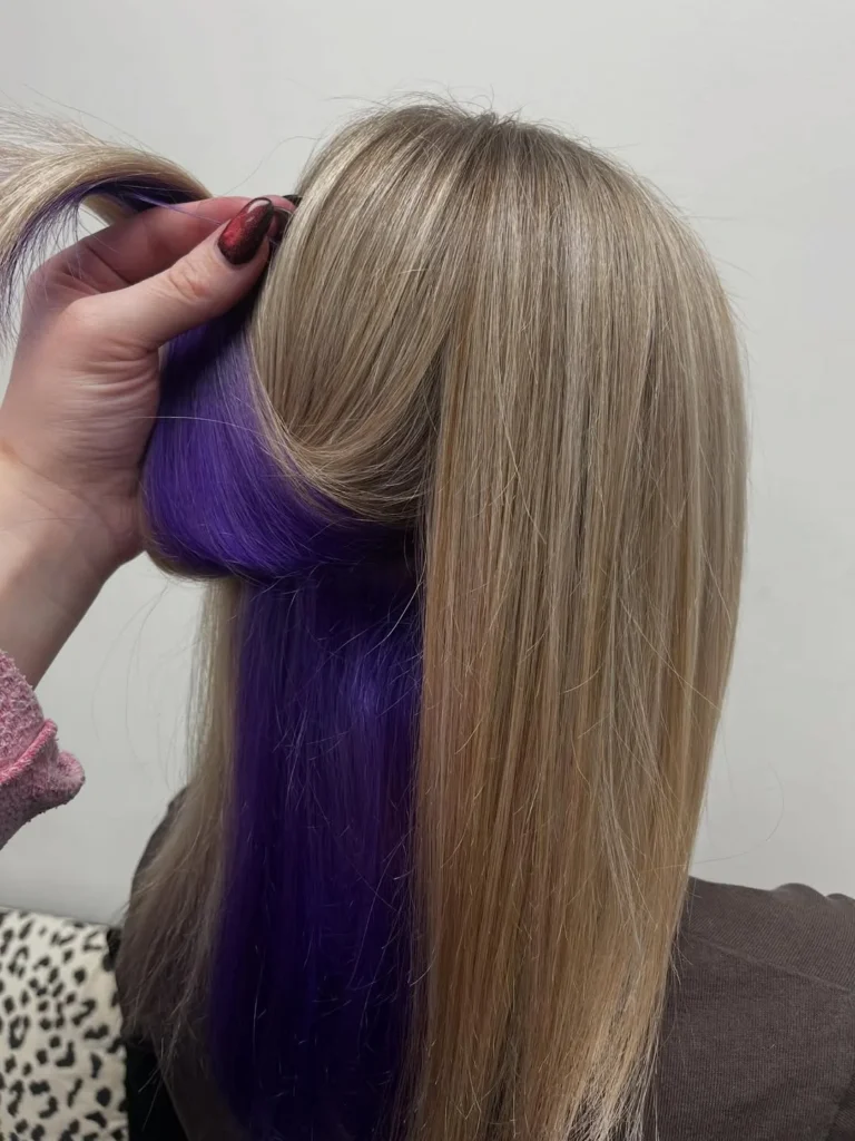 Purple Peekaboo Highlights