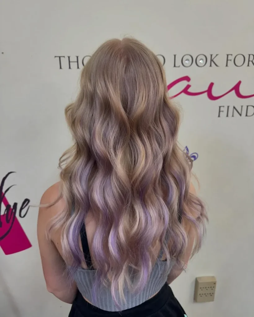 Pastel Purple Highlights